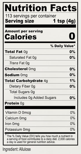 Anthony's Allulose in baking shows browning and caramelization like sugar.