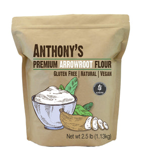 Anthony's arrowroot flour powder bag for gluten-free thickening.