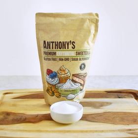 Anthony's erythritol granules vegan and keto-friendly sweetener option.