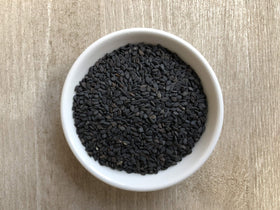 Anthony's Organic Black Sesame Seeds baking ingredient, adds crunch to snacks and noodles.