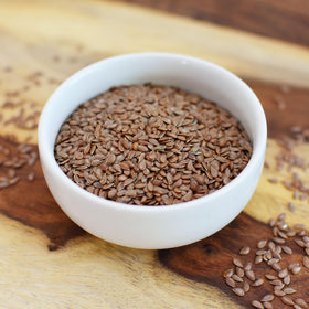 Anthony's Organic Brown Flaxseed sprouting jar ready for sprouts