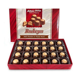 Anthony Thomas Buckeyes 24-count box, ideal for gifting at gatherings.