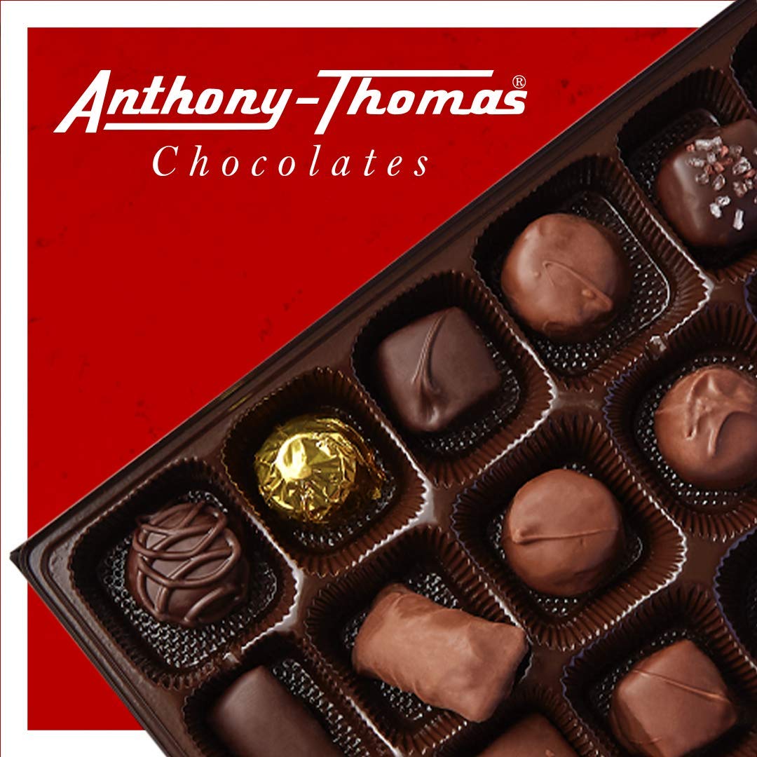 Bite into Anthony Thomas Cherry Cordials to reveal a juicy cherry center.