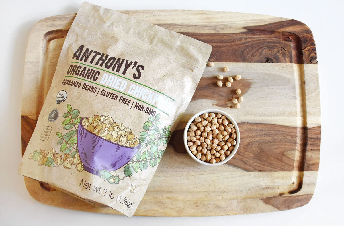 Anthony's chickpeas in salad bowls boosting texture and protein
