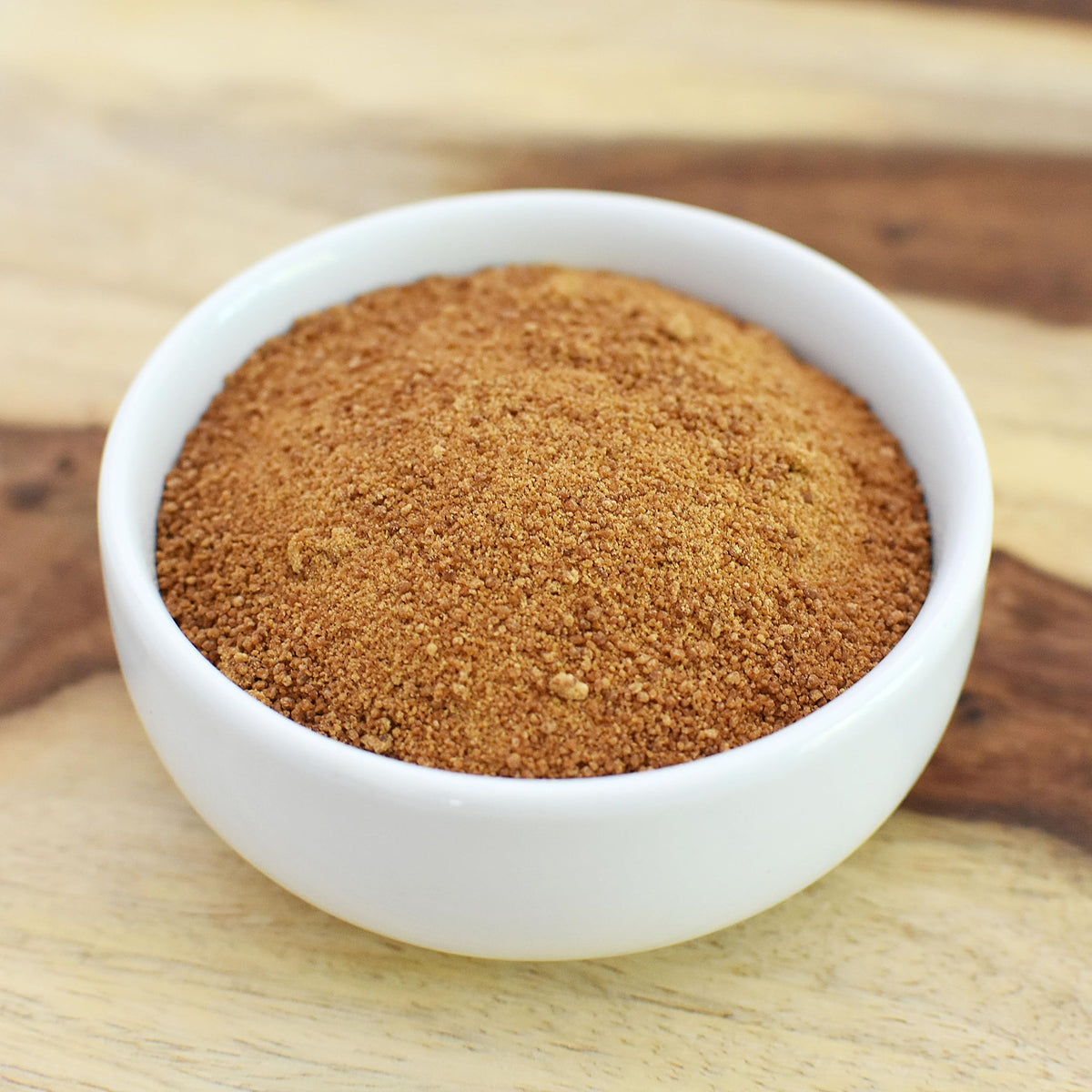 Anthony's Coconut Sugar measuring cup scene emphasizes 1:1 substitution and easy integration in daily cooking.
