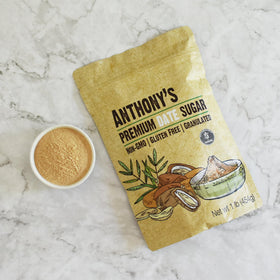 Anthony's Date Sugar used in baking to replace brown sugar.
