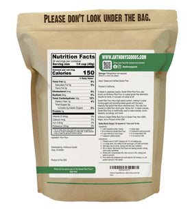 Anthony's glutinous rice flour powder closeup ideal for desserts.