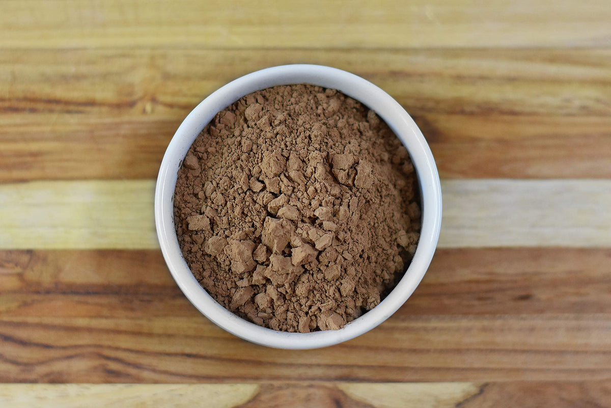 Anthony's Organic Carob Powder baking session, enhances flavor in desserts
