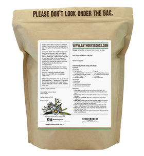Anthony's Organic Chamomile Flowers loose leaf for fragrant infusions at home.