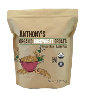 Anthony's buckwheat groats in raw form invite versatile uses