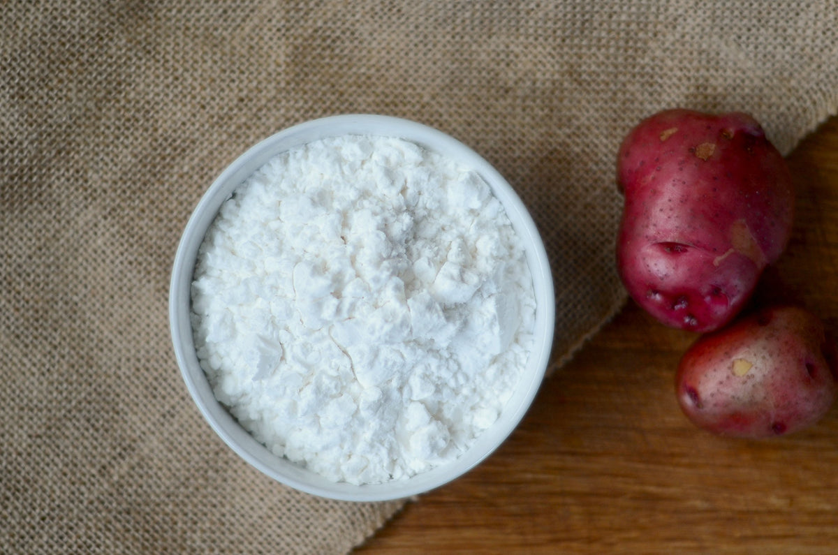 Anthony's Potato Starch used to thicken sauces and gravies smoothly.