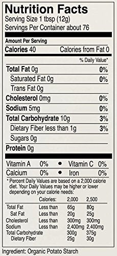 Spoonful of Anthony's Potato Starch in batter for silky thickening.