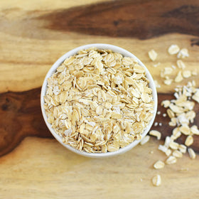 Granola bars prepared with Anthony's Organic Rolled Oats for on-the-go snacks