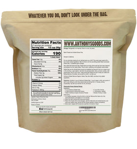 Anthony's Organic Rolled Oats used in pancake batter for a hearty breakfast