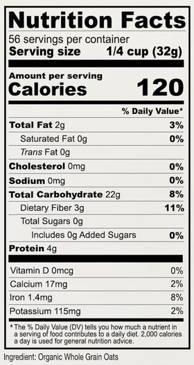 Anthony's Organic Whole Grain Oat Flour vegan-non-gmo pack emphasizes clean ingredient choices.
