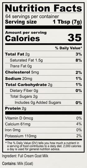 Anthony's Premium Goat Milk Powder for yogurt delivers creamy homemade results.