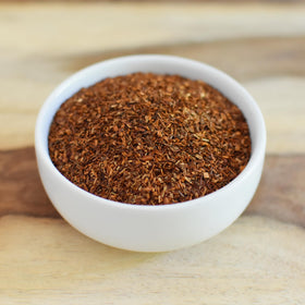 Anthony's Rooibos tea steeping in pot for a calming infusion