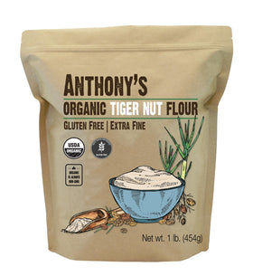 Anthony's Tiger Nut Flour bag, ideal for gluten-free baking and paleo-friendly recipes.