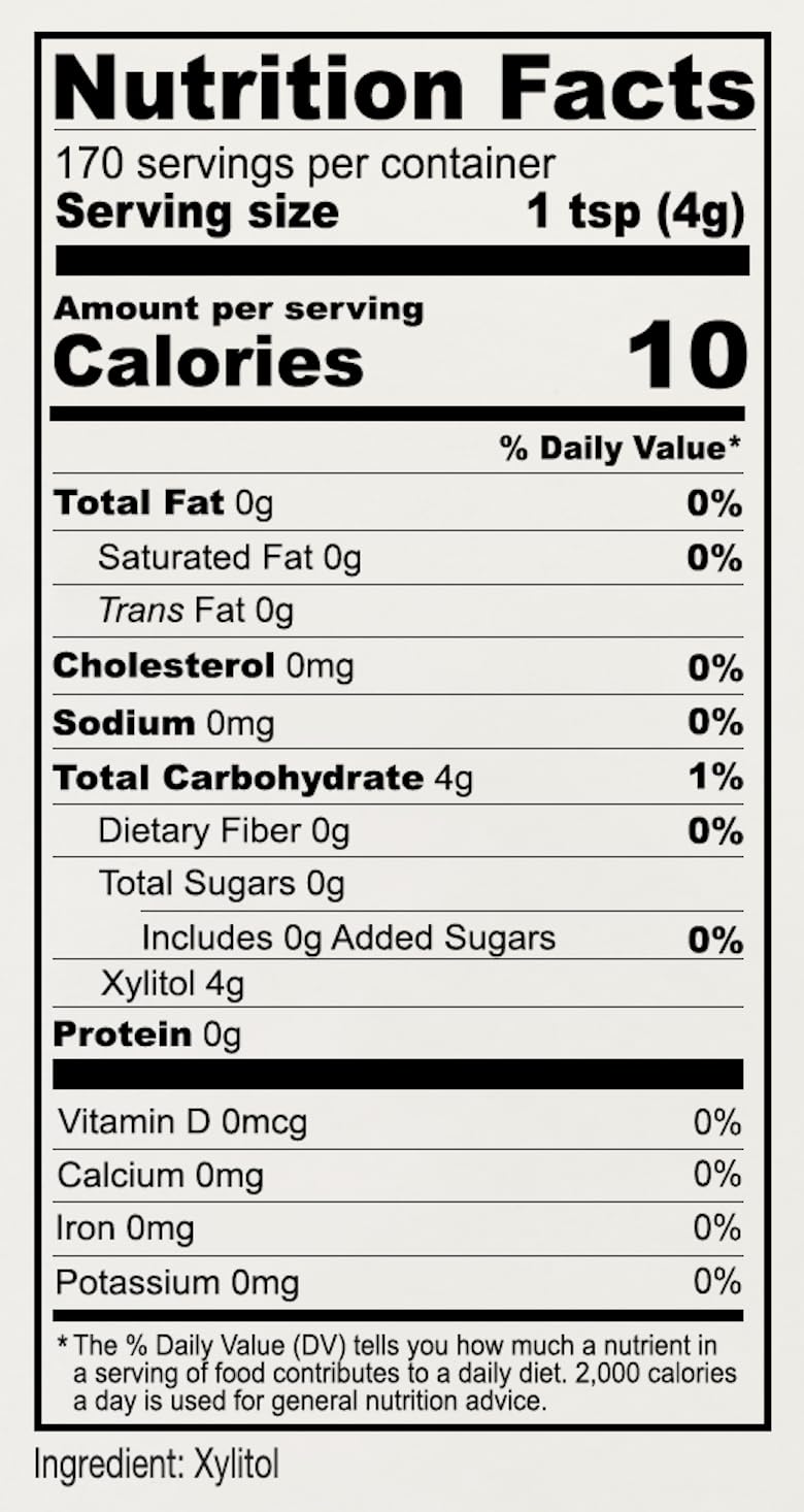 Anthony's Xylitol Sweetener in beverages demonstrates sugar-free flavor for coffee or tea.