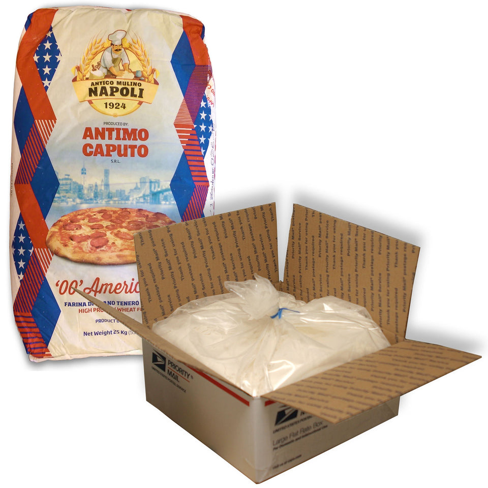 Antimo Caputo 00 Americana pizza flour bag, ideal for authentic pizza dough prep