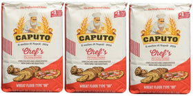 Antimo Caputo 00 flour pack of 3 front view, versatile for pizza and baking