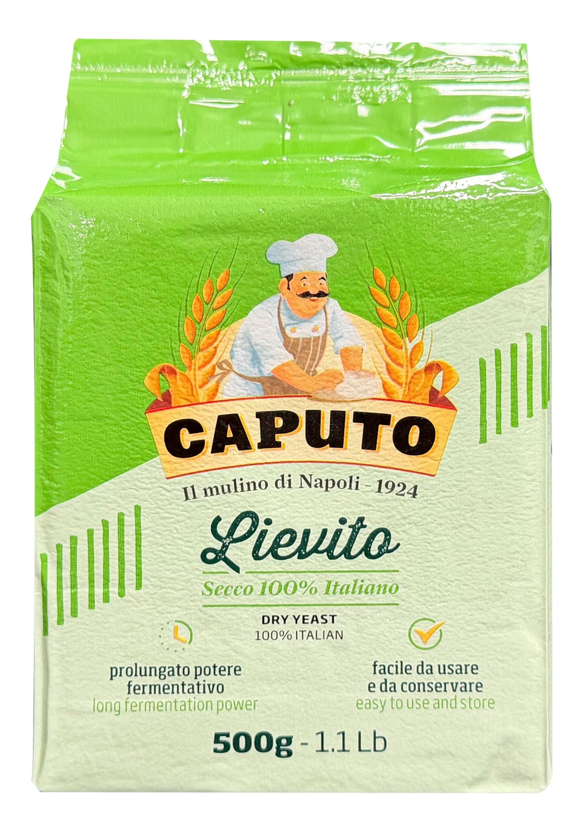 Antimo Caputo active dry yeast pouch for consistent fermentation and authentic bread textures