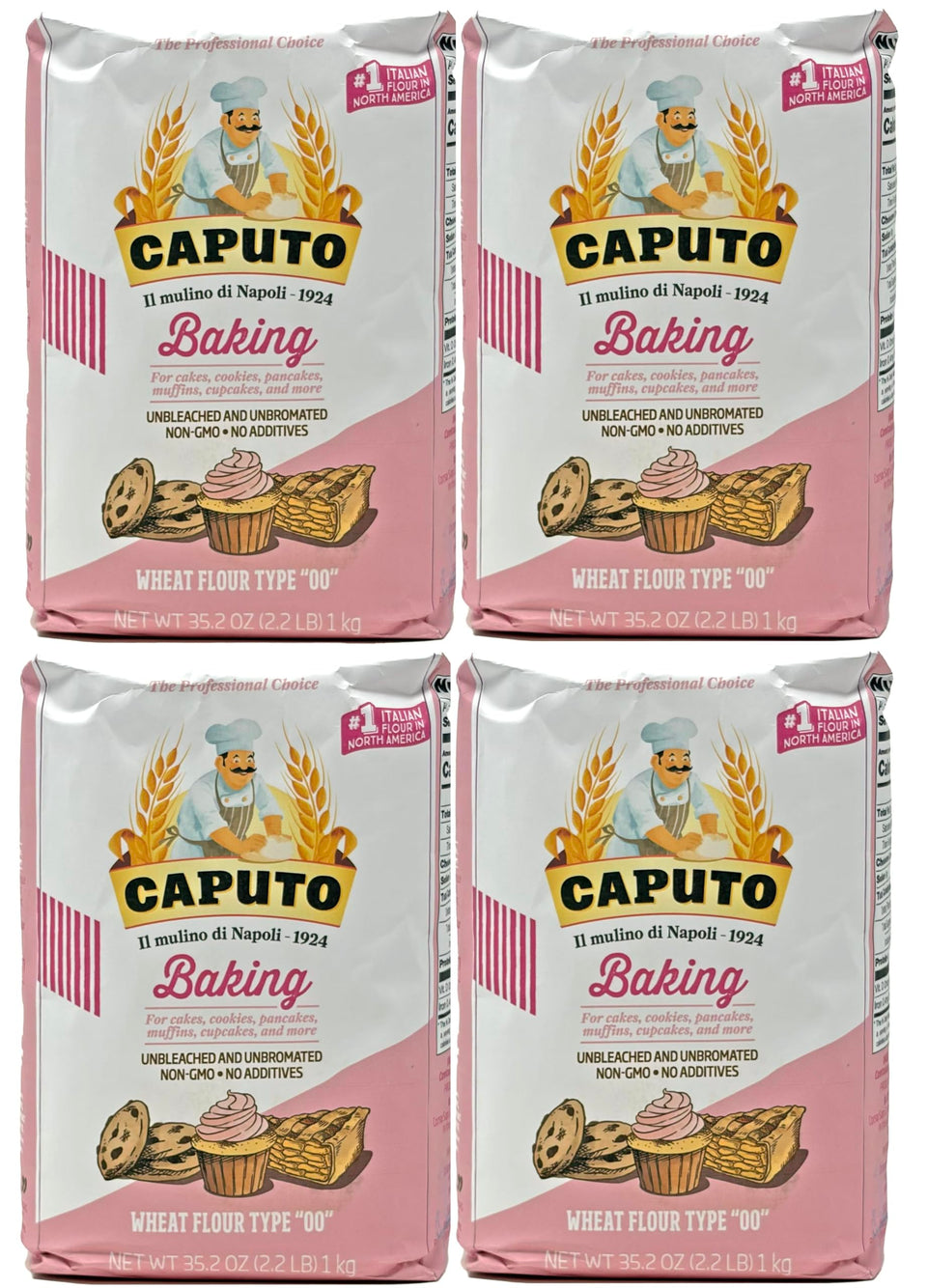Antimo Caputo Baking 00 flour pack front, ideal for versatile desserts.