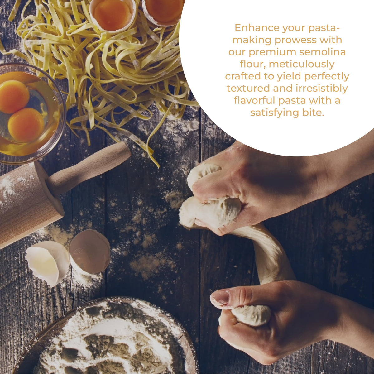 Antimo Caputo fresh pasta nests made with semola for bite