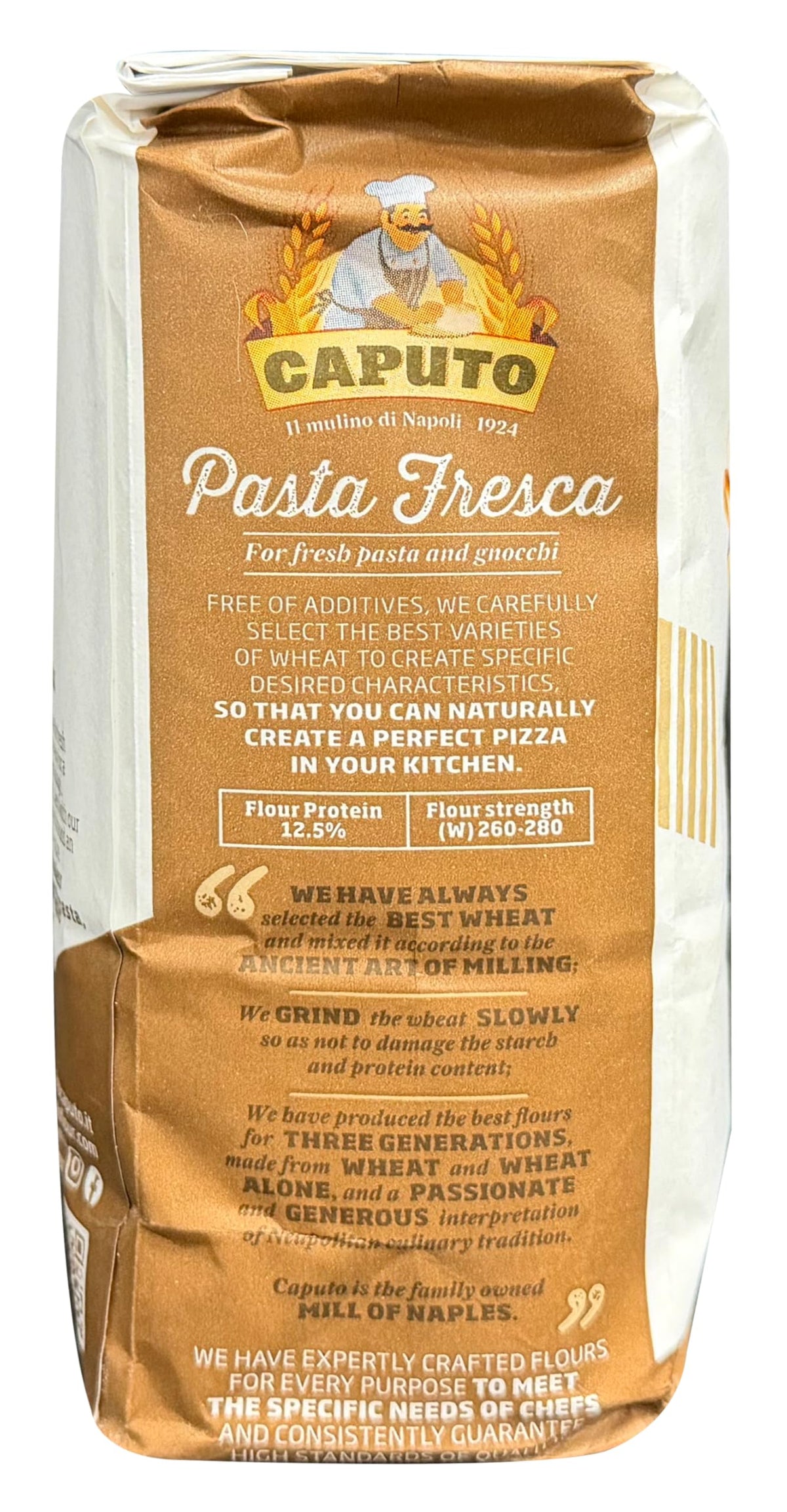 Fresh pasta prepared with Antimo Caputo 00 flour ready to cook