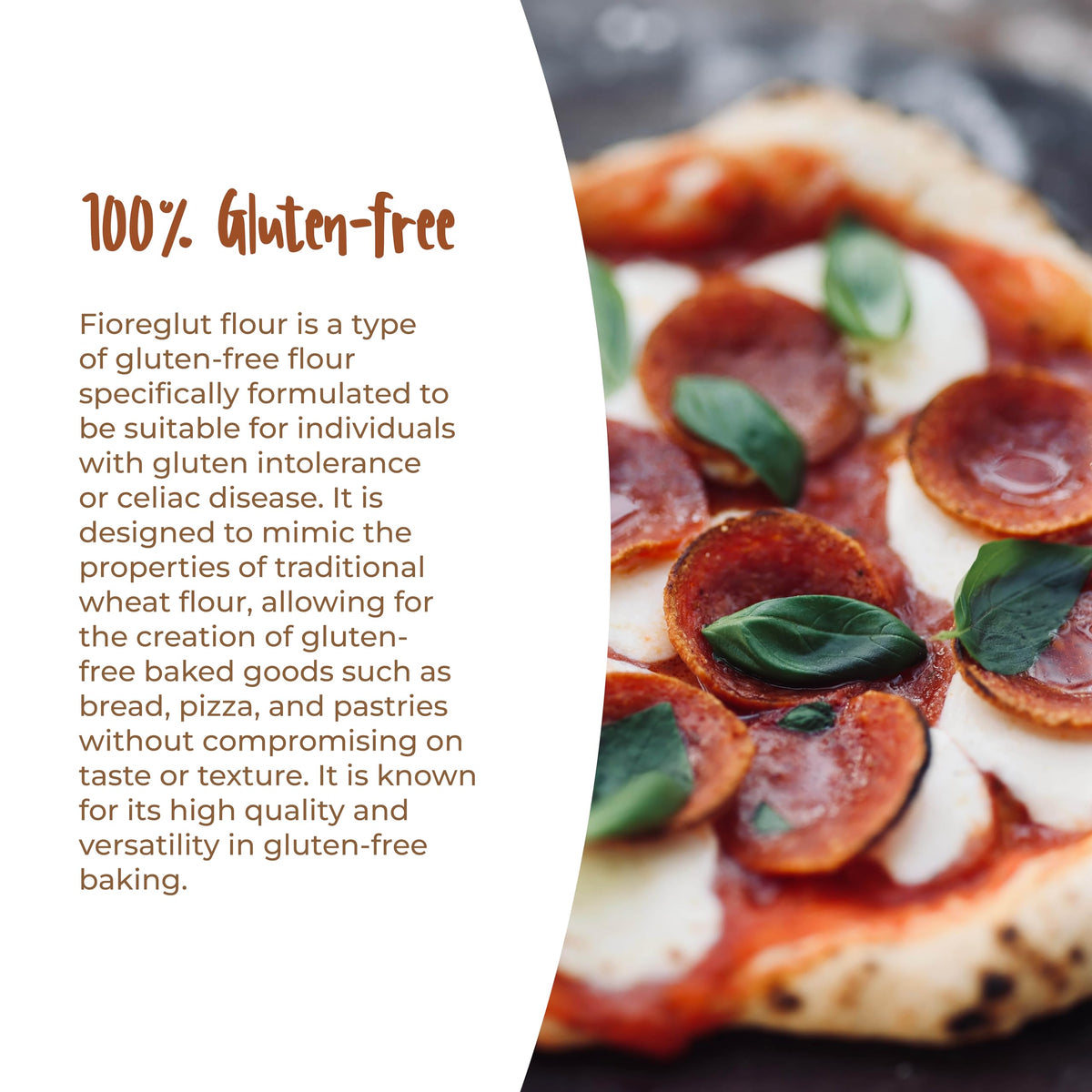 Antimo Caputo gluten-free flour ingredients label helps shoppers verify natural ingredients.