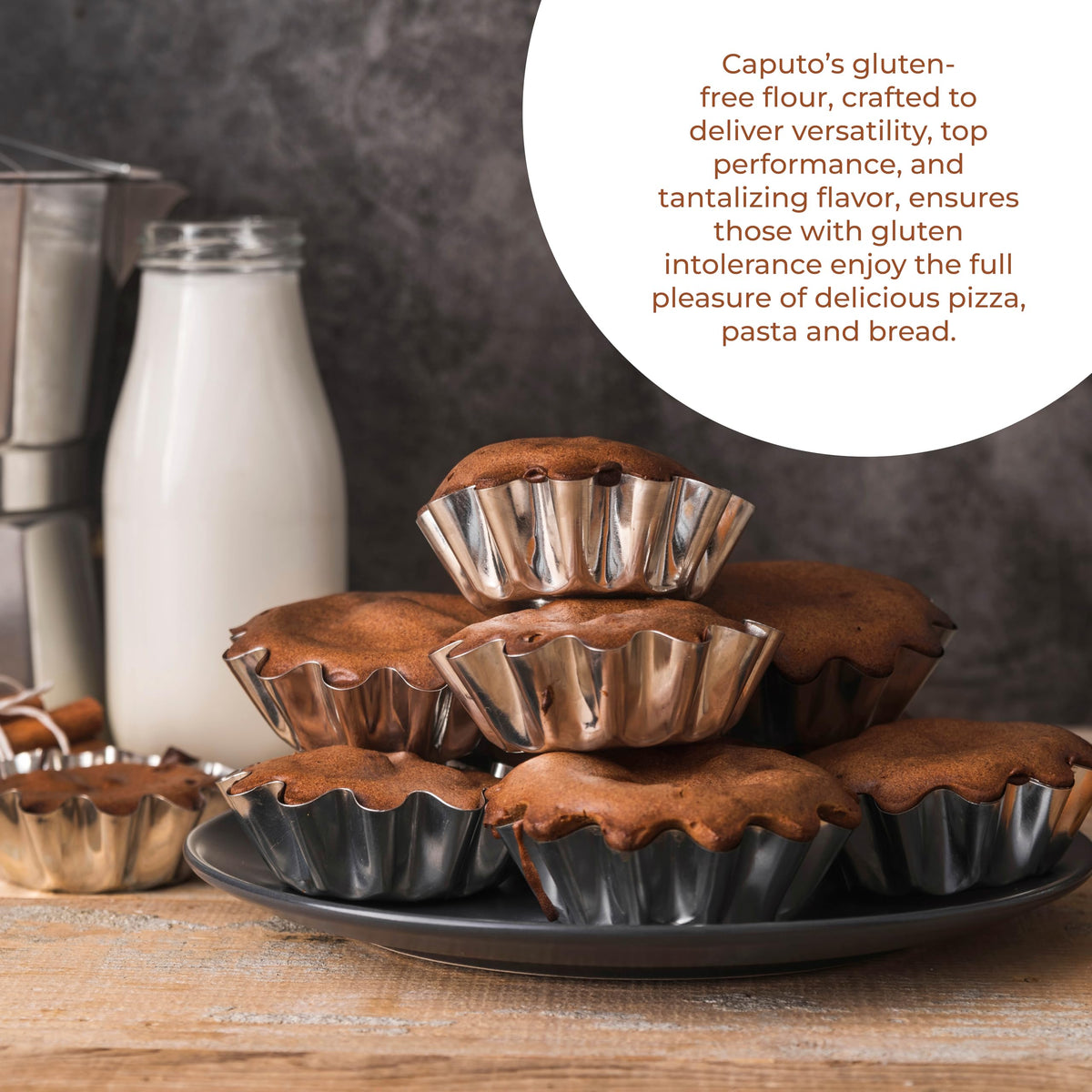 Unboxing three-pack of Antimo Caputo gluten-free flour.