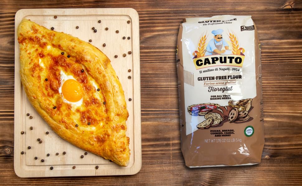 Antimo Caputo Neapolitan-inspired crust using gluten-free blend for authentic texture