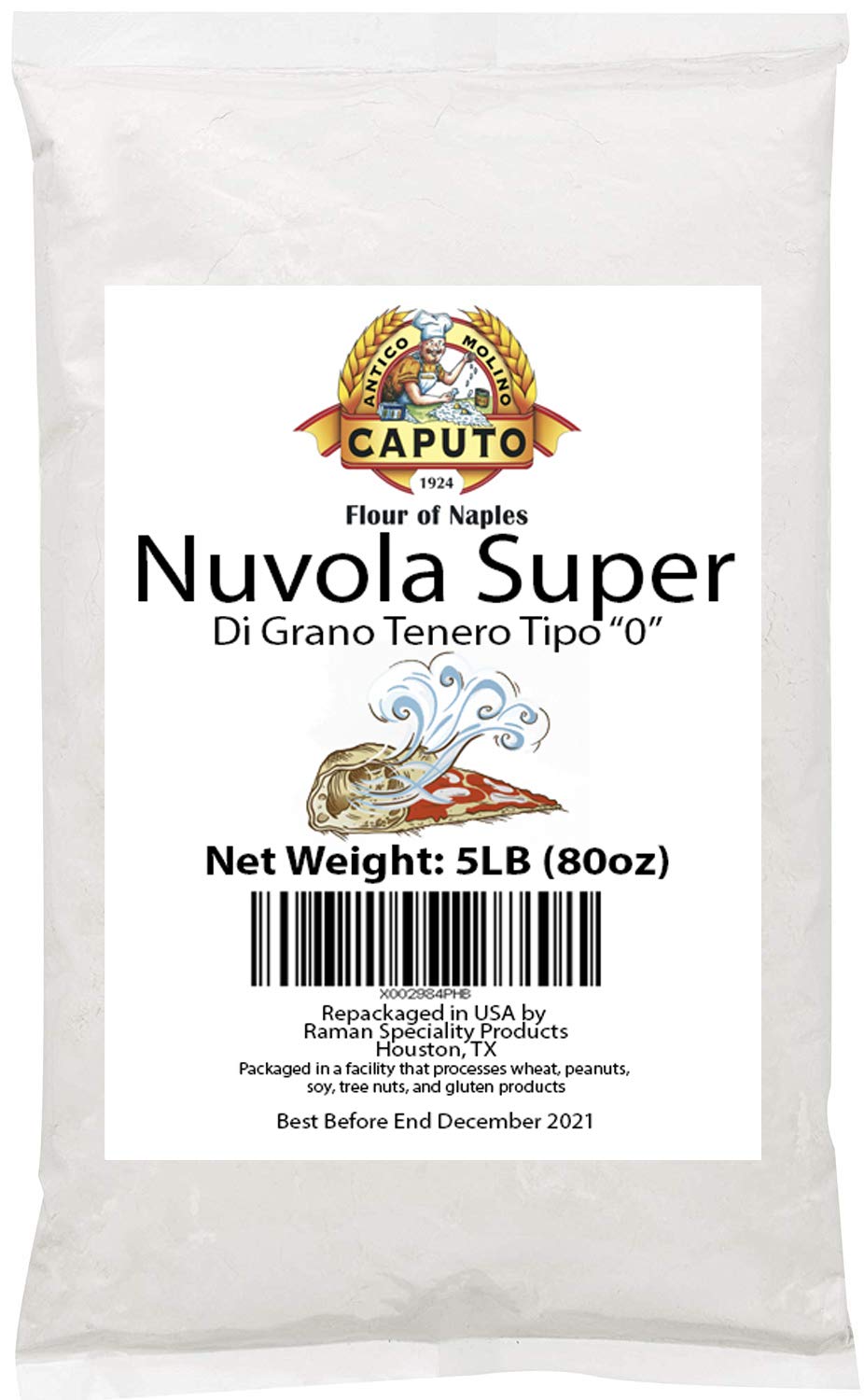Antimo Caputo Nuvola Super 0 flour for authentic Neapolitan dough and crispy cornicione.
