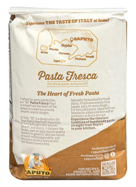 Pasta dough sheets rolled with Antimo Caputo 00 flour for silky texture