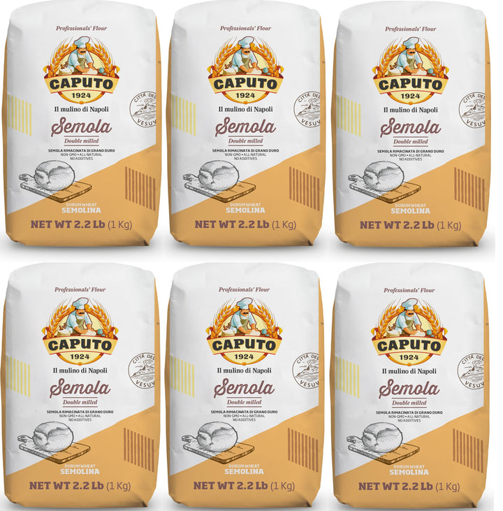 Antimo Caputo semola di grano duro bag, premium durum flour for authentic pasta