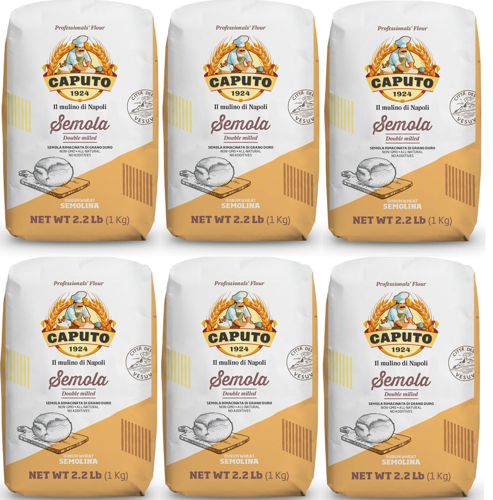 Antimo Caputo semola di grano duro bag, premium durum flour for authentic pasta