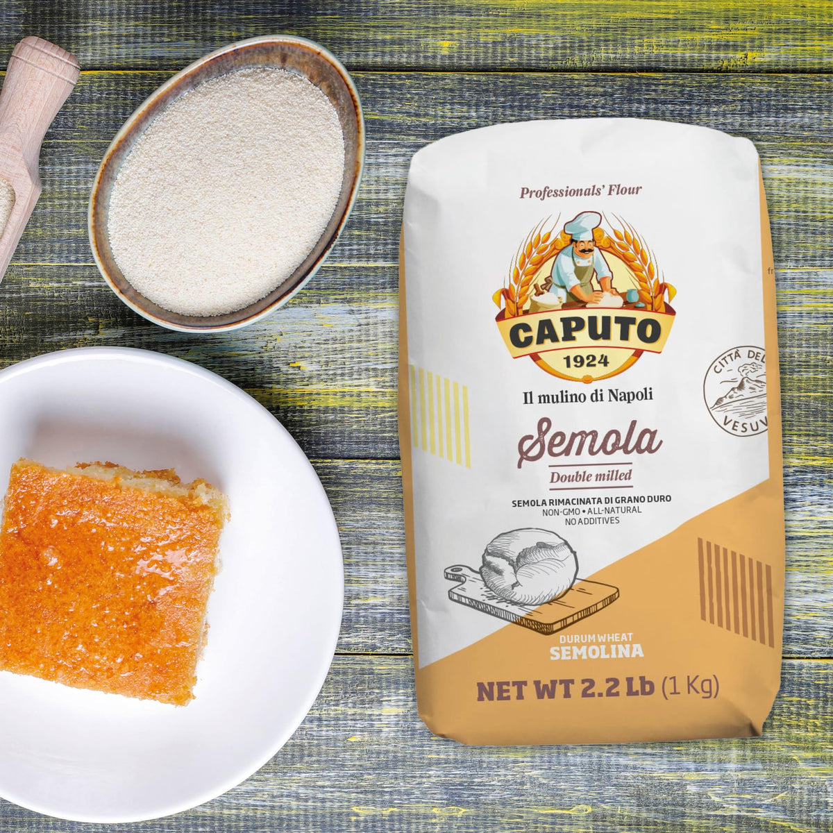 Antimo Caputo durum semolina dough being kneaded demonstrates versatile dough potential