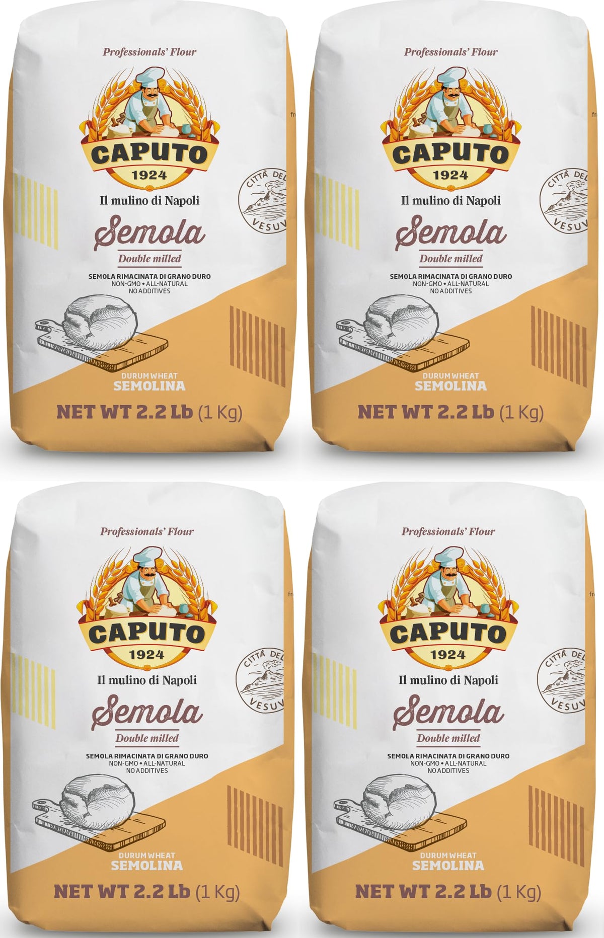 Antimo Caputo reground durum semolina flour bag for pasta dough