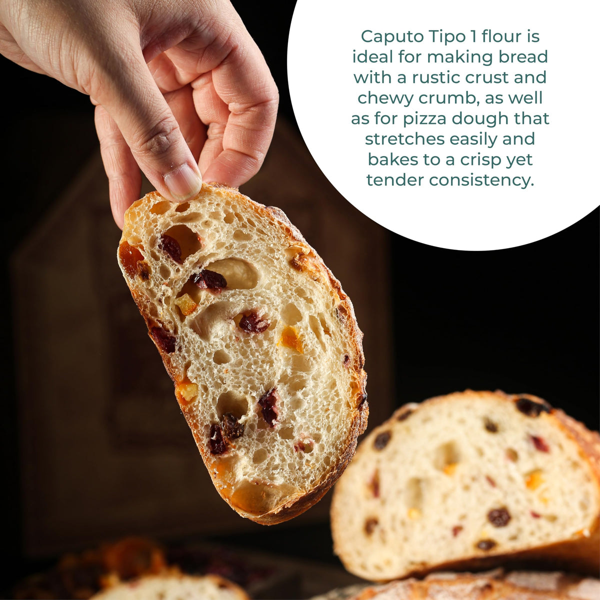 Antimo Caputo Tipo 1 flour crust browns beautifully in a hot oven.