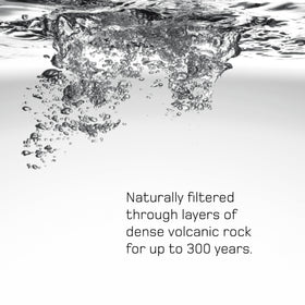 Antipodes water being poured into a glass, showcasing silky mouthfeel.