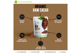 Antler Farms cacao powder in a smoothie bowl demonstrates versatile, flavorful ingredient.