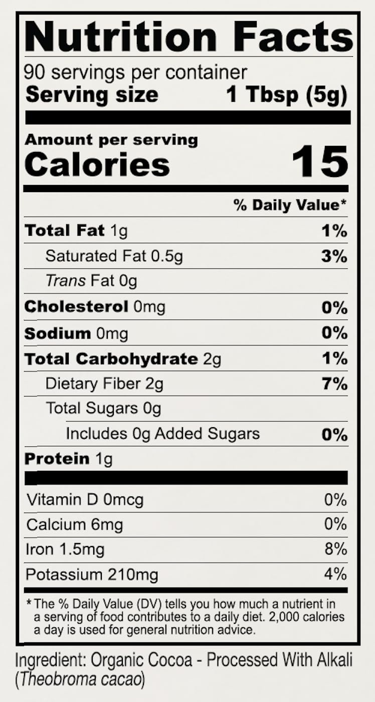 Anthony's gluten-free cocoa powder supports gluten-free baking.