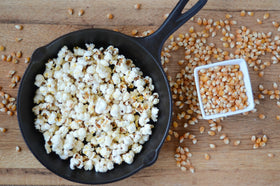 Anthony's packaging for Organic Yellow Popcorn Kernels, USA-grown grain.