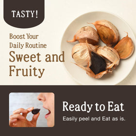 Aomori Farm Black Garlic used as topping and spice for dishes