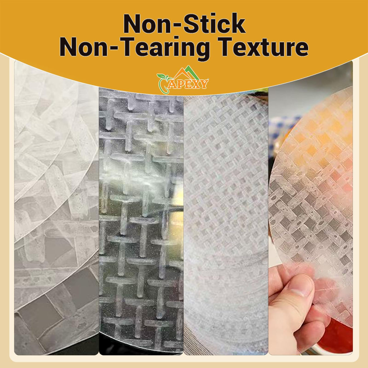 APEXY clean ingredients rice paper supports simple, balanced meals.