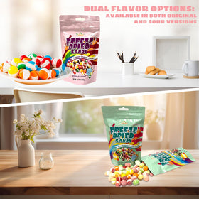 Apexy Freeze Dried Candy Sour Rainbow Clouds – tangy bite with lasting sweetness, ideal for sharing.