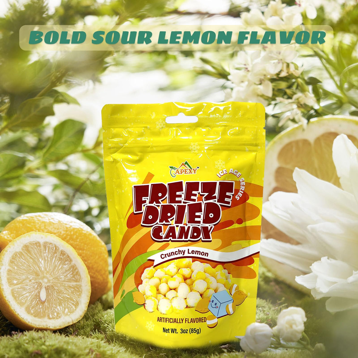 Apexy Freeze Dried Candy Tart Ribbon Rush – tangy balance with crunchy texture.