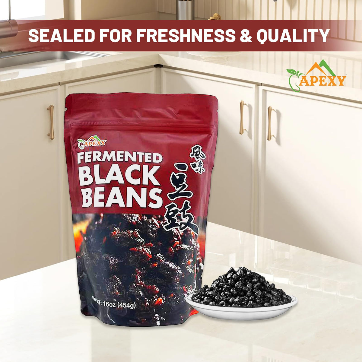 Apexy freshness-sealed packaging preserves aroma and quality.