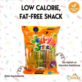 Apexy Jelly Straws chilled for a cooler, intensified flavor experience.