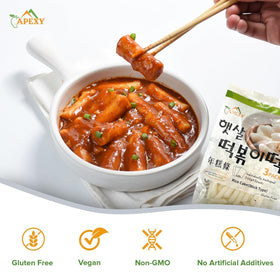Apexy no MSG gluten-free label on packaging for clean meals.